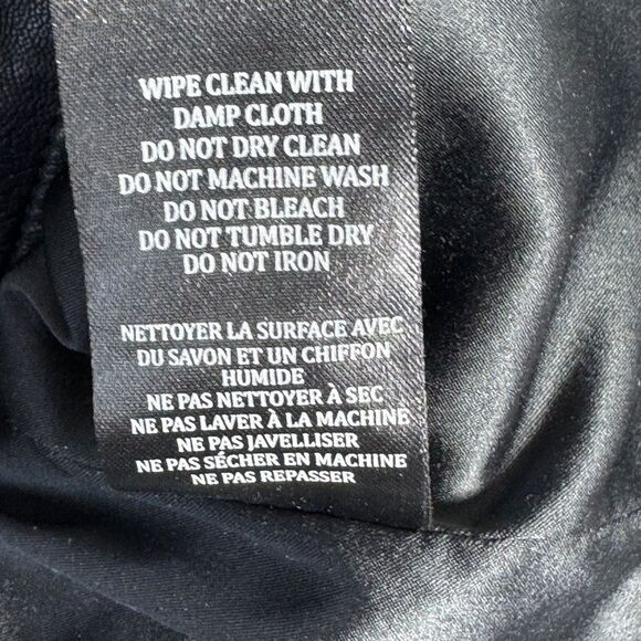 Blank NYC Black Faux Leather Hoodie Style Moto Jacket Sz XS - Picture 9 of 9